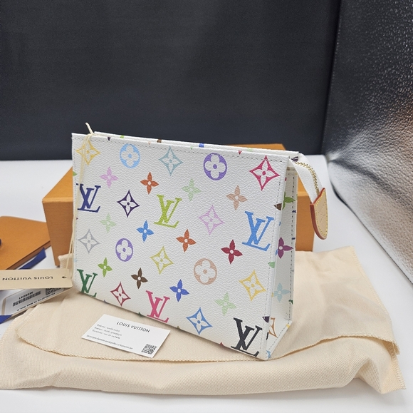 Brand new authentic 2026 Louis Vuitton Murakami Multicolor Toiletry Pouch 19 - Picture 17 of 17